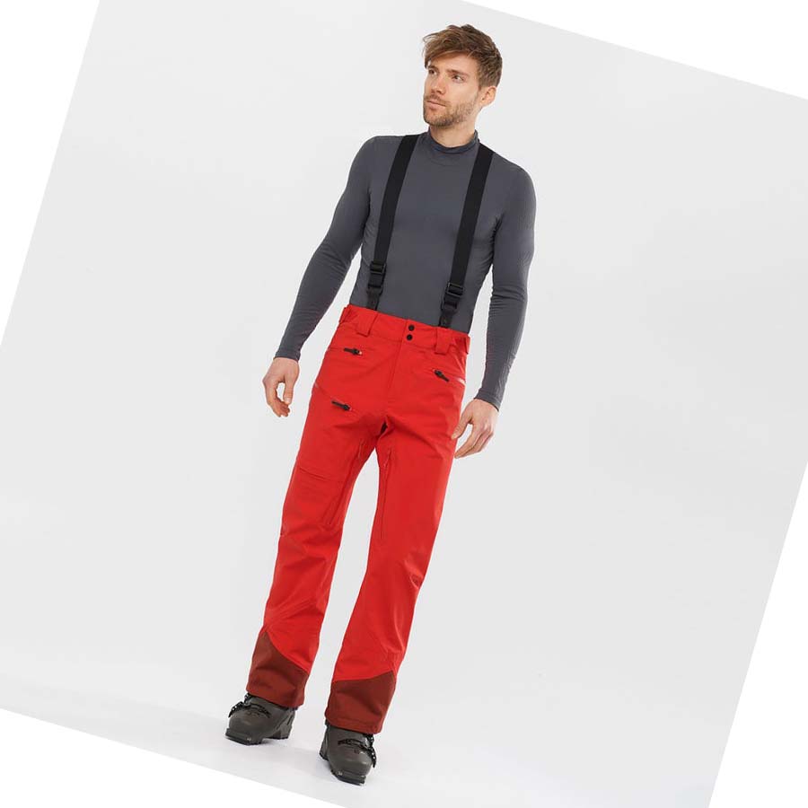 Pantalones De Esquí Salomon OUTLAW 3L Hombre Rojos | MX 3130OKI